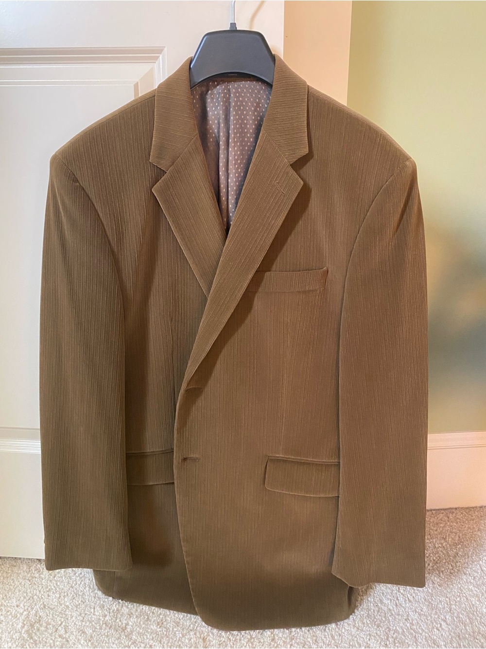 Men's Brown Blazer Jacket - Classic Tailored Style